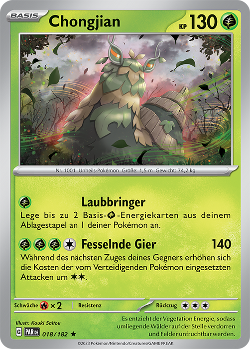 Pokémon Paradoxrift holografische Einzelkarten nach Auswahl (DE)