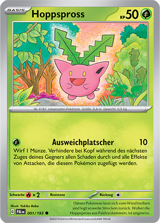 Pokémon Entwicklungen in Paldea Basis-Karten nach Wahl Nr. 01-125 (DE)