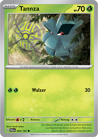 Pokémon Entwicklungen in Paldea Basis-Karten nach Wahl Nr. 01-125 (DE)
