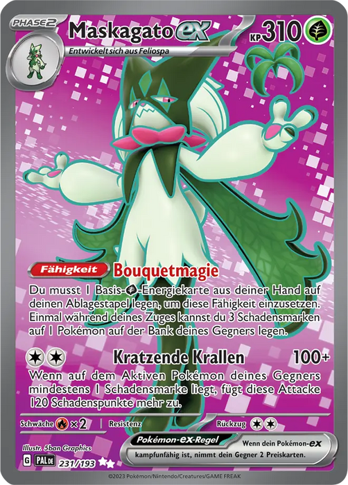 Pokémon Entwicklungen in Paldea Einzelkarten Fullart/EX (DE)