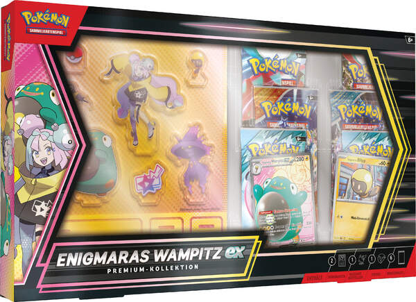 Pokémon Premium Kollektion Enigmaras Wampitz-ex (DE) Vorbestellung | Versand MAI 2025