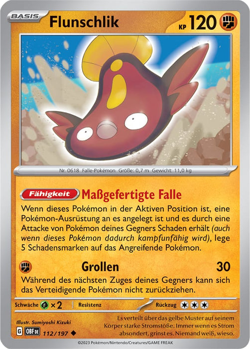 POKÉMON OBSIDIANFLAMMEN EINZELKARTEN NACH WAHL NR. 112-185 (DE)