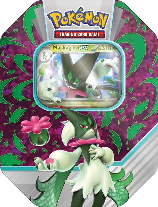 Pokémon Paldea-Partner Tin-Box Bailonda, Maskagato oder Skelokrok (DE)
