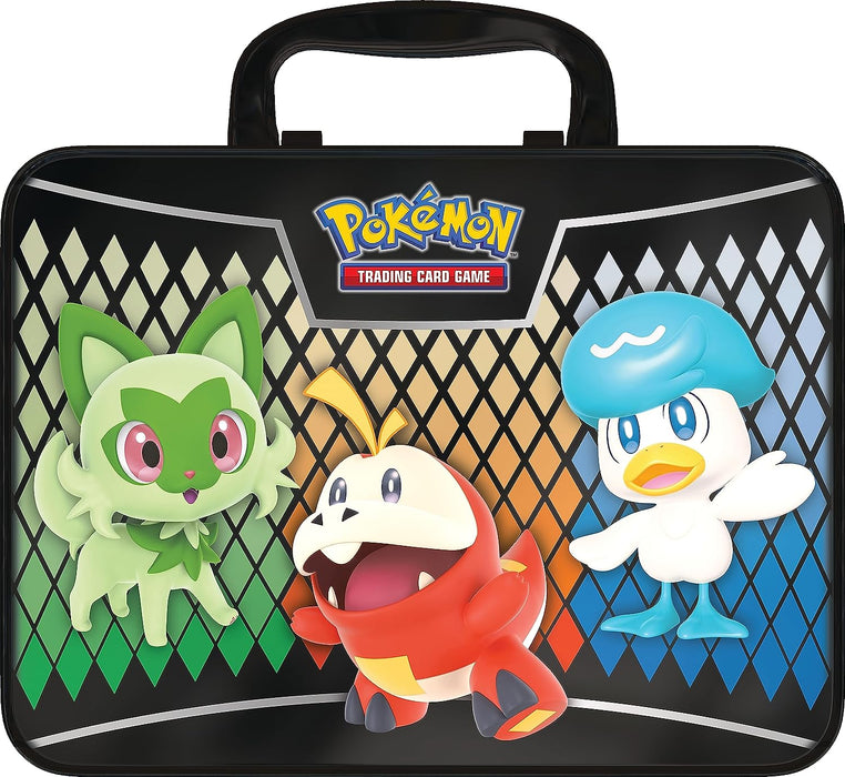 Pokémon Karmesin & Purpur Collectors Chest Sammelkoffer 2023 Felori/Krokel/Kwaks (DE)