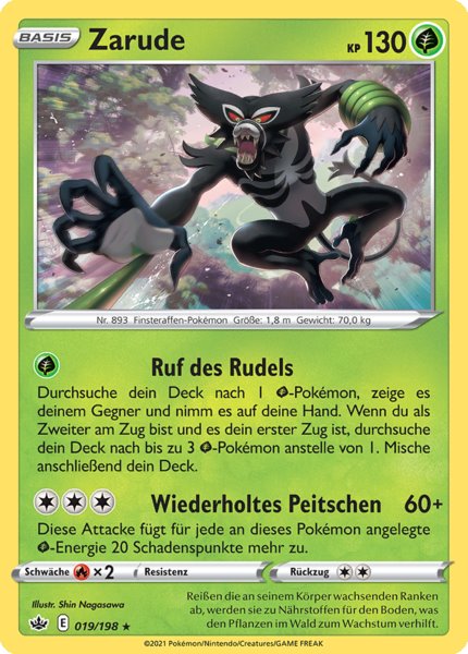 Pokémon Schaurige Herrschaft holografische Karten nach Wahl (DE)
