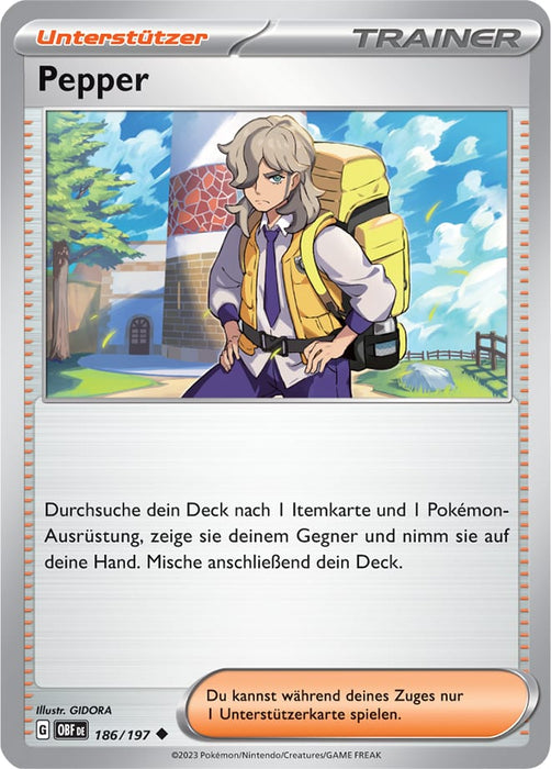 Pokémon Obsidianflammen Trainerkarten nach Wahl (DE)