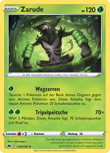 Pokémon Zenit der Könige Holografische Karten nach Wahl (DE)