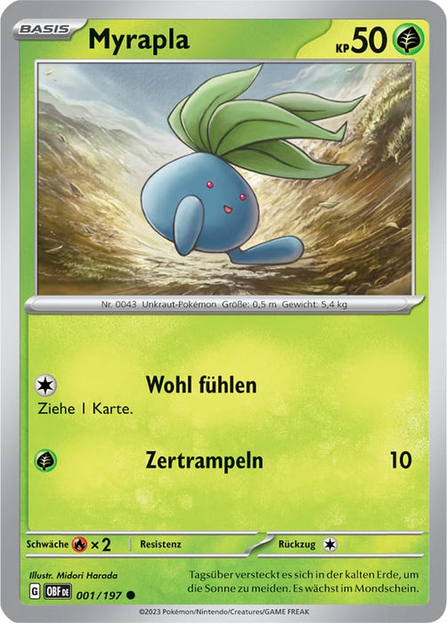 POKÉMON OBSIDIANFLAMMEN EINZELKARTEN NACH WAHL Nr. 01-111 (DE)