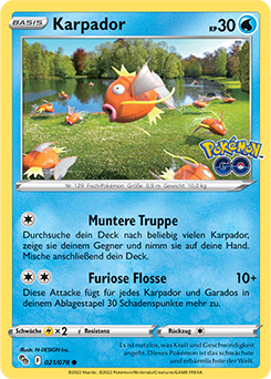 POKÉMON GO REVERSE-HOLO KARTEN NACH AUSWAHL (DE)
