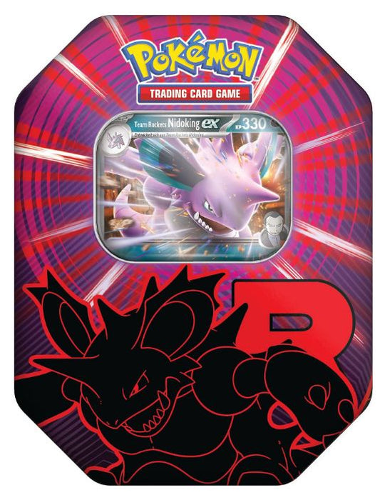 Pokémon Team Rocket Nidoking ex Tin (DE)