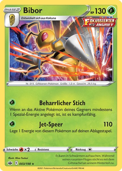 Pokémon Schaurige Herrschaft holografische Karten nach Wahl (DE)