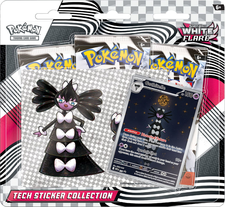 Pokémon Weisse Flammen Tech Sticker Kollektion (DE)