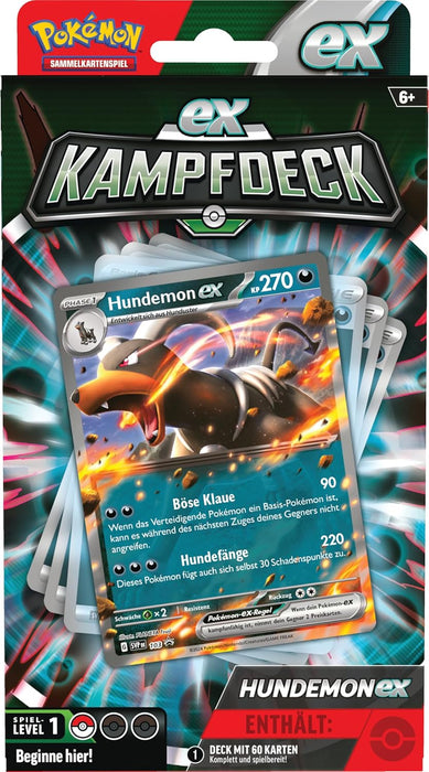 Pokémon EX-Kampfdeck Hundemon-ex oder Melmetal-ex (DE)