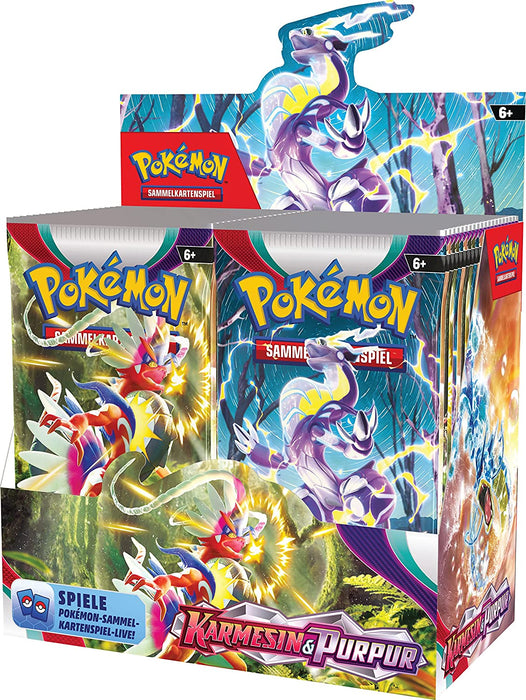 Pokémon Karmesin & Purpur 36er Booster Display (DE)