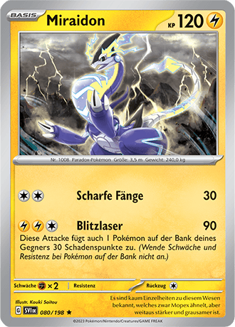 Pokémon Karmesin & Purpur holografische Karten nach Auswahl (DE)