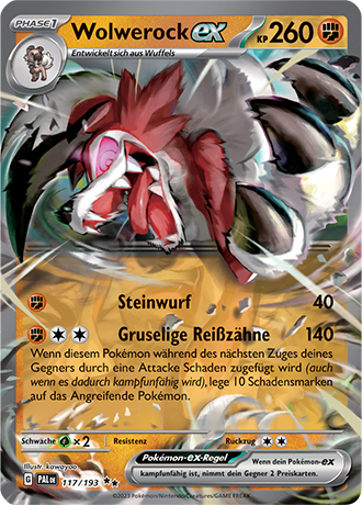 Pokémon Entwicklungen in Paldea Einzelkarten Fullart/EX (DE)