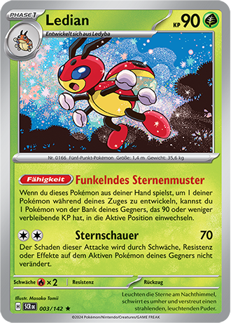 Pokémon Stellarkrone Reverse-Holo Karten nach Wahl Nr.: 002 -111 (DE)