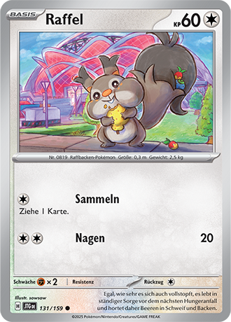 Pokémon Reisegefährten Basis Karten nach Wahl Nr. 131 - 141 (DE)