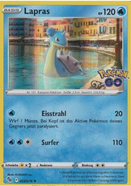 POKÉMON GO HOLOGRAFISCHE-EINZELKARTEN NACH AUSWAHL (DE)
