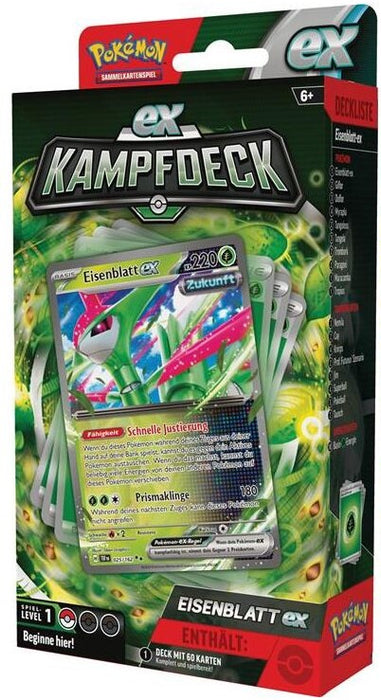 Pokémon Kampfdeck Kapu-Riki-ex / Eisenblatt-ex (DE)