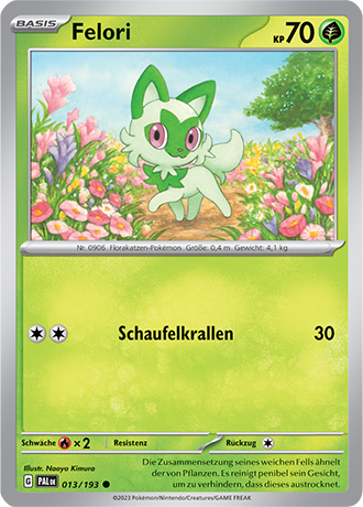 Pokémon Entwicklungen in Paldea Basis-Karten nach Wahl Nr. 01-125 (DE)