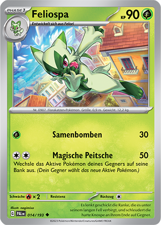 Pokémon Entwicklungen in Paldea Basis-Karten nach Wahl Nr. 01-125 (DE)