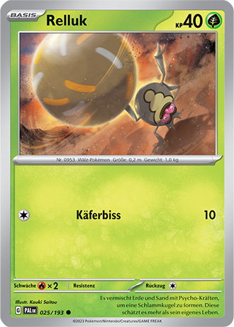 Pokémon Entwicklungen in Paldea Basis-Karten nach Wahl Nr. 01-125 (DE)