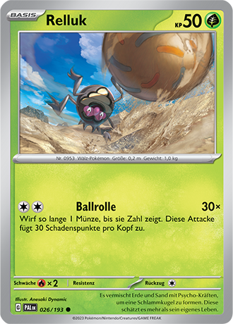 Pokémon Entwicklungen in Paldea Basis-Karten nach Wahl Nr. 01-125 (DE)