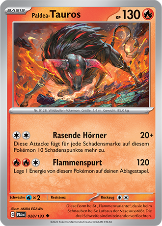 Pokémon Entwicklungen in Paldea Basis-Karten nach Wahl Nr. 01-125 (DE)