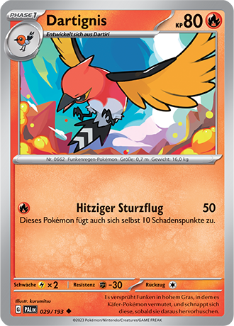 Pokémon Entwicklungen in Paldea Basis-Karten nach Wahl Nr. 01-125 (DE)