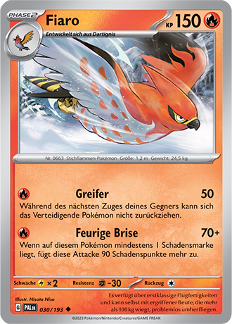 Pokémon Entwicklungen in Paldea Basis-Karten nach Wahl Nr. 01-125 (DE)