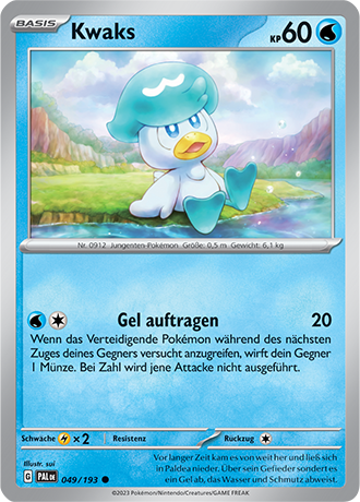 Pokémon Entwicklungen in Paldea Basis-Karten nach Wahl Nr. 01-125 (DE)