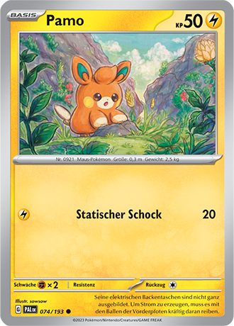 Pokémon Entwicklungen in Paldea Basis-Karten nach Wahl Nr. 01-125 (DE)