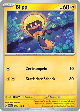 Pokémon Entwicklungen in Paldea Basis-Karten nach Wahl Nr. 01-125 (DE)