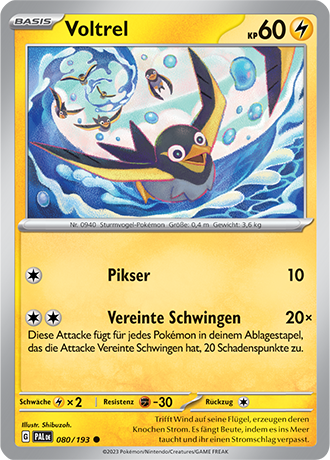 Pokémon Entwicklungen in Paldea Basis-Karten nach Wahl Nr. 01-125 (DE)