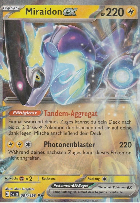 Pokémon Karmesin & Purpur Einzelkarten Fullart/EX nach Auswahl (DE)