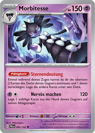 Pokémon Entwicklungen in Paldea Basis-Karten nach Wahl Nr. 01-125 (DE)