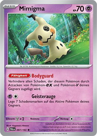Pokémon Entwicklungen in Paldea Basis-Karten nach Wahl Nr. 01-125 (DE)