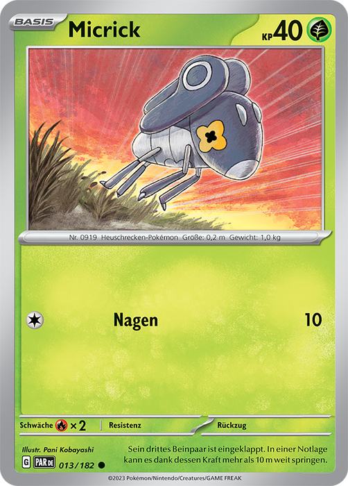 POKÉMON PARADOXRIFT EINZELKARTEN Reverse-Holo Nr. 001 -109 (DE)