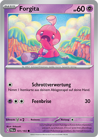 Pokémon Entwicklungen in Paldea Basis-Karten nach Wahl Nr. 01-125 (DE)