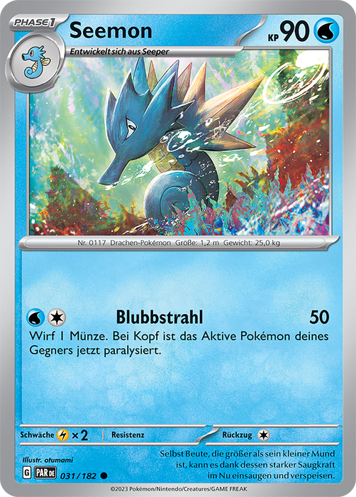 POKÉMON PARADOXRIFT EINZELKARTEN Reverse-Holo Nr. 001 -109 (DE)