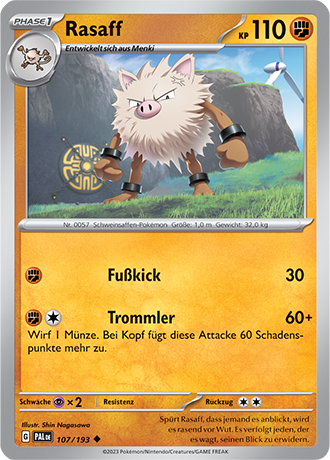 Pokémon Entwicklungen in Paldea Basis-Karten nach Wahl Nr. 01-125 (DE)