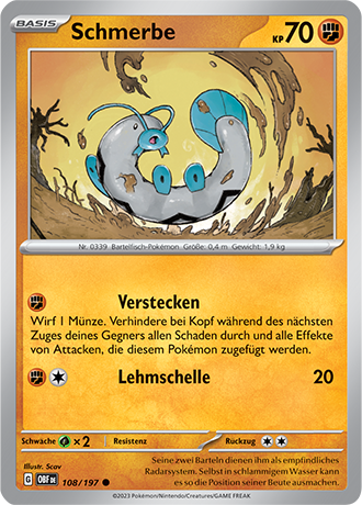 POKÉMON OBSIDIANFLAMMEN EINZELKARTEN REVERSE-HOLO Erweiterung (DE)