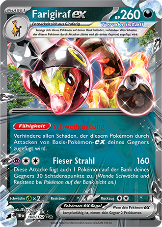 Pokémon Gewalten der Zeit Fullart/Ex Karten nach Wahl (DE)