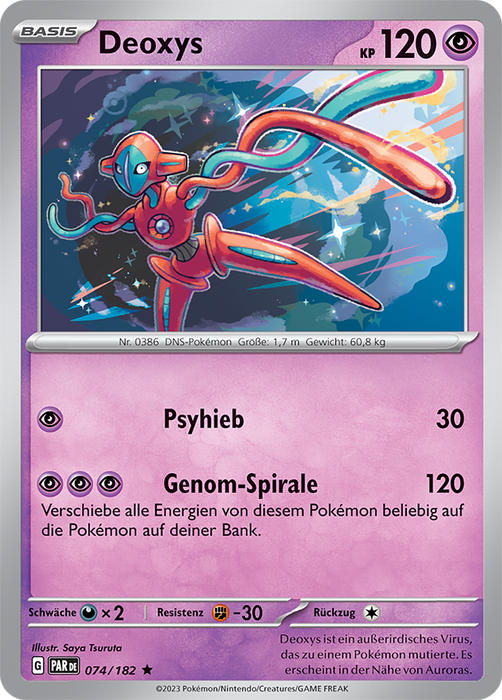 Pokémon Paradoxrift holografische Einzelkarten nach Auswahl (DE)