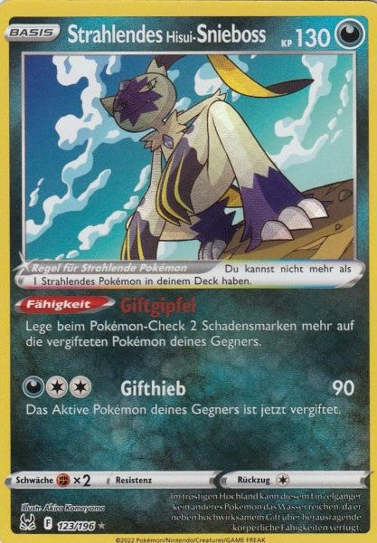 POKÉMON VERLORENER URSPRUNG HOLOGRAFISCHE KARTEN NACH WAHL (DE)