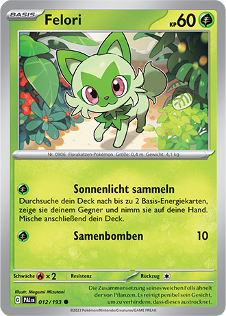 Pokémon Entwicklungen in Paldea Basis-Karten nach Wahl Nr. 01-125 (DE)