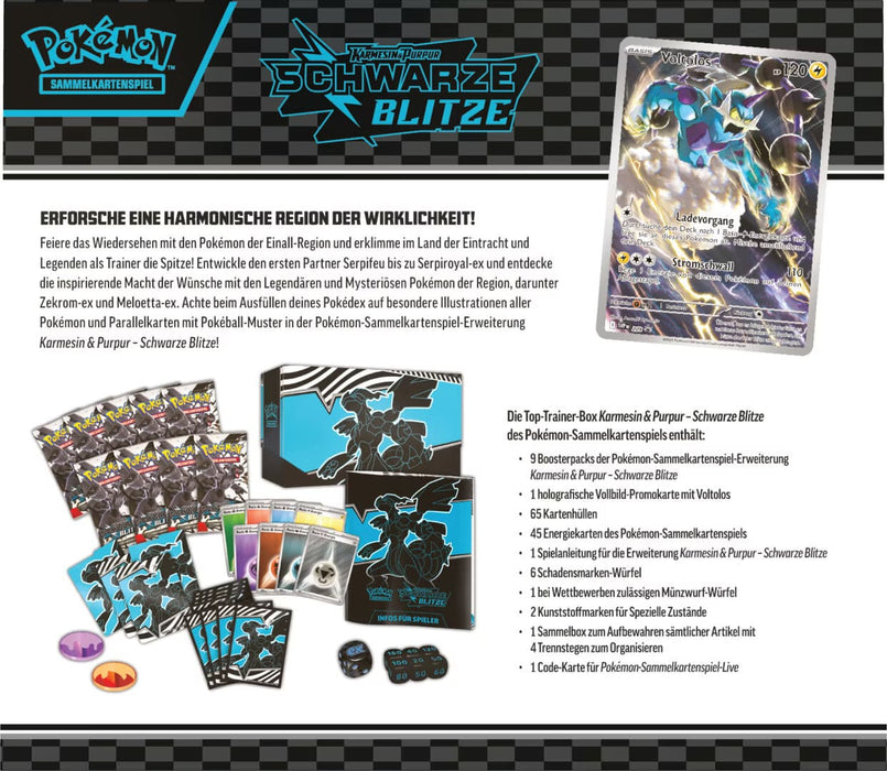 Pokémon Schwarze Blitze Top-Trainer-Box (DE)