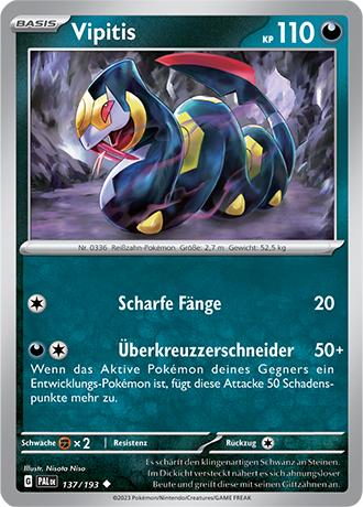 Pokémon Entwicklungen in Paldea Basis-Karten nach Wahl Nr. 128-170 (DE)