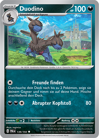 Pokémon Entwicklungen in Paldea Basis-Karten nach Wahl Nr. 128-170 (DE)